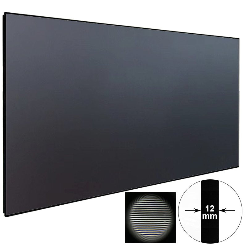 Ambient Light Rejecting Ultra Short Throw Projector Screen With Ultra Thin Frame