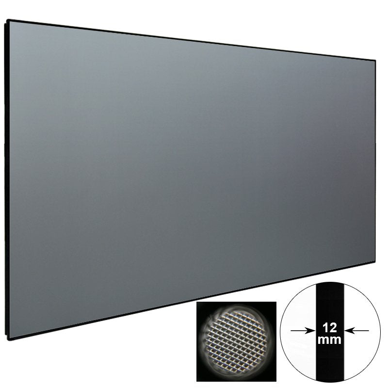Ambient Light Rejecting Ultra Short Throw Projector Screen With Ultra Thin Frame