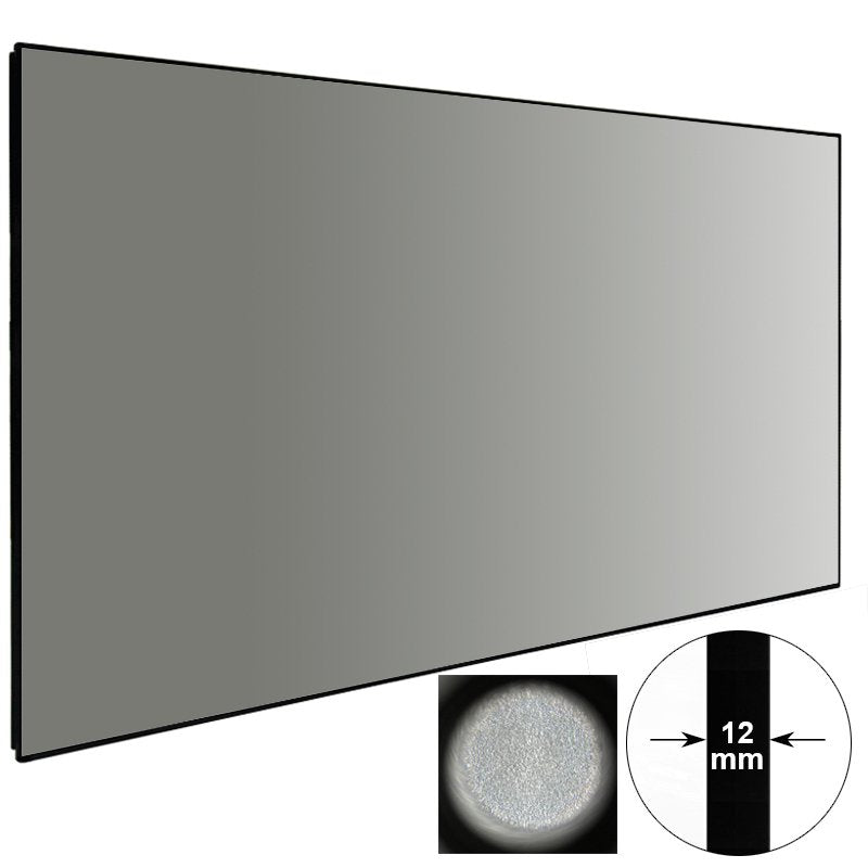 Ambient Light Rejecting Ultra Short Throw Projector Screen With Ultra Thin Frame
