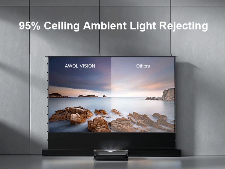 Floor Rising Screen&Projector