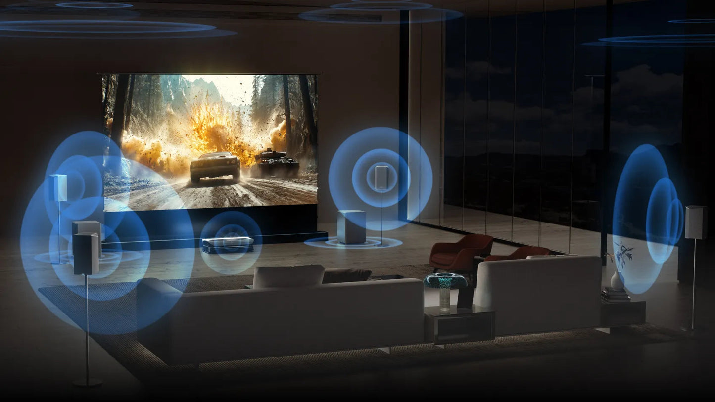 Floor Rising Screen&Projector