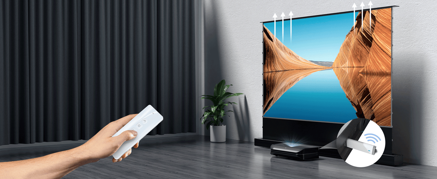 Floor Rising Screen&Projector