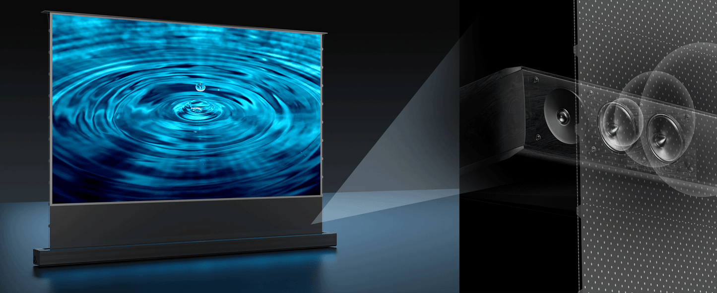 Floor Rising Screen&Projector